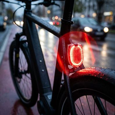 Busch&Méller Bumm E-Bike-Récklicht SECULA E LED schwarz Strebe Standlicht StVZO