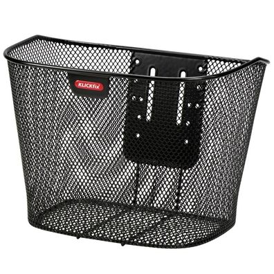 KLICKfix Festkorb schwarz 16L Â? fester Lenkerkorb 35x26x25cm, 880g, max. 7kg Belastu