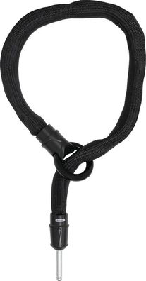 ABUS IvyTex ACH IVY 6KS/100 BK - 100 cm Einsteckkette, 6 mm gehärteter Stahl, IvyTex