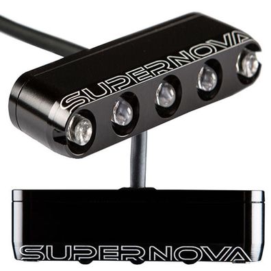 Supernova M99-E6 Tail Light Réckleuchte 12 V, Bremslichtmodus, schwarz - maximale Sic