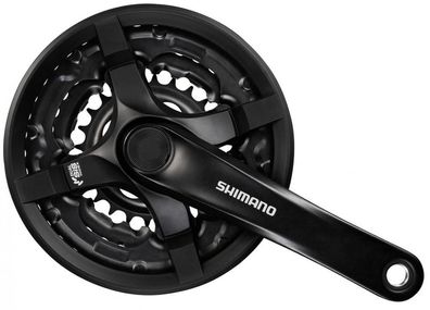 Shimano Kurbelgarnitur Tourney FC-TY501 - 6-fach, 7-fach, 8-fach, 175 mm, 42-34, 24 Z