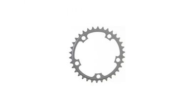 Stronglight Kettenblatt 46 Zähne silber - 110mm Lochkreis BCD fér Rennrad