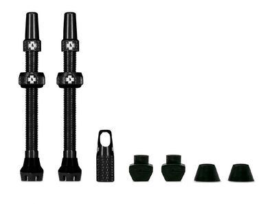 Muc-Off Tubeless Valve Kit V2 Universal 44 mm Schwarz - Leichte Ventile fér Mountainb