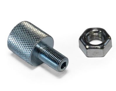 Burley Kupplungsadapter 960040 Silber - Schnellspanner Adapter fér Standard-Kupplung