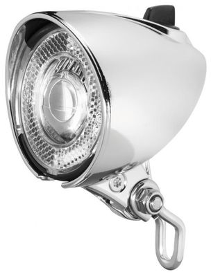Busch + Méller Lumotec Classic N LED-Scheinwerfer, 25 Lux, verchromt, Dynamo-betriebe