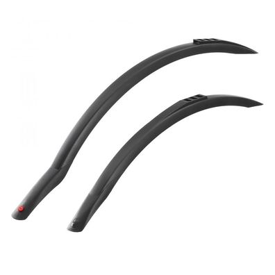 Hebie Schutzblechset Viper R Steckbleche Racing 28\" schwarz 35mm mit Spritzschutz