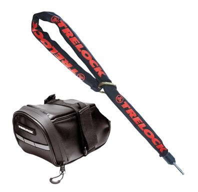 Trelock Kit ZR 355 100 mit Satteltasche 355 - sichere, kompakte Fahrradkette