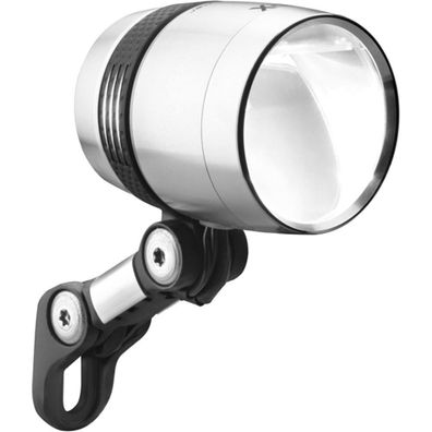 Busch&Méller Lumotec IQ-X LED Dynamo-Scheinwerfer silber - 100 Lux StVZO zugelassen