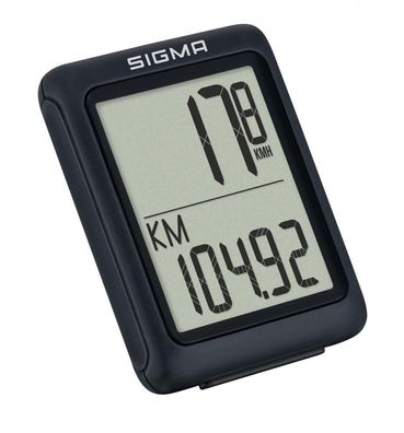 SIGMA SPORT BC 5.0 WR Fahrradcomputer kabelgebunden - Wasserdicht mit 5 Funktionen -