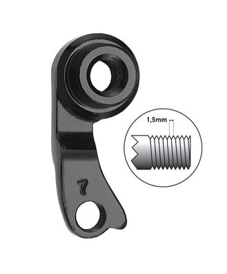 Marwi Schaltauge GH-250 fér M12 Steckachse Direktmontage éber Achse Aluminium schwarz
