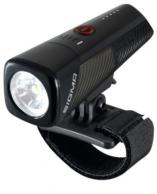 Sigma Licht BUSTER 800 HL Helmlampe - 800 Lumen, 170m Reichweite, 5 Leuchtmodi, USB-C