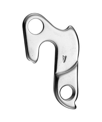 Marwi Schaltauge GH-005 Alu 6061 kaltgeschmiedet, silber, inkl. Schraubensatz M8x0,75