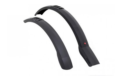 Hebie Viper 751 Steckschutzblech-Set fér 26\"-29\" Fahrräder, schwarz, mit integriert
