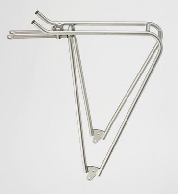 Tubus Gepäckträger AIRY 26-28 Zoll silber - ultraleichter Titan-Fahrradgepäckträger