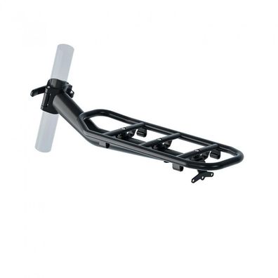 racktime CLIPIT 2.0 Sattelstétzen-Gepäckträger Schwarz - flexibel & werkzeuglos monti