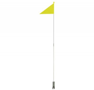 Messingschlager Wimpelstange, 2-teilig, 1500 mm, neongelb, teilbar, ideal fér Kinderf