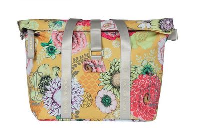 Basil Bloom Field Schultertasche Honey Yellow - 11L Fahrradtasche mit KF-HOOK System