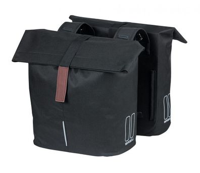 Basil Doppelpacktasche City schwarz 30x18x49cm