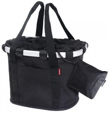 KLICKfix Fahrradkorb Fahrradtasche Bikebasket Reisenthel schwarz 28x26x35 cm