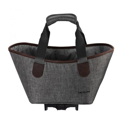 racktime Gepäckträgertasche Einkaufstasche Agnetha 2.0 dusty grey - Fahrradtasche 15
