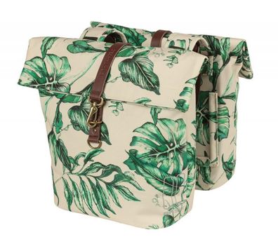 Basil Doppelpacktasche Ever-Green sandshell beige 28x16x35cm