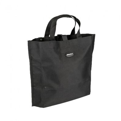 Haberland Faltbare Fahrrad-EK-Tasche schwarz - praktische Einkaufstasche fér den Gepä