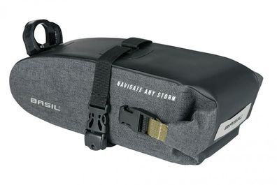 Basil Satteltasche Navigator Storm M schwarz Größe 10x9x29cm 1l