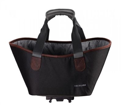 Racktime Einkaufskorb Einkaufstasche Agnetha schwarz 34x25,5x37 cm
