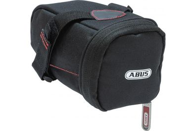 Abus Satteltasche ST 5950 2.0 0,6 L Schwarz kompakte, wasserabweisende Kleinteile-Tas