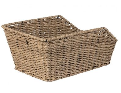 Basil Hinterradkorb Cento Rattan Look seegras 47x34x22 cm