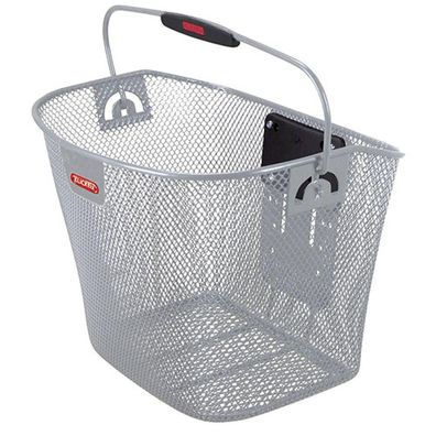 KLICKfix Lenkerkorb silber 25x35x26 cm