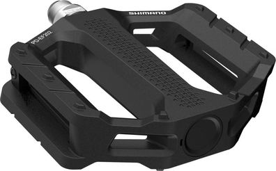 Shimano Pedal PD-EF202 Schwarz Flat - robustes Plattformpedal fér Alltag und Freizeit