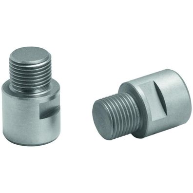 ergotec Humpert Pedal Achsverlängerung Paar silber 18mm 06019001 - Achse