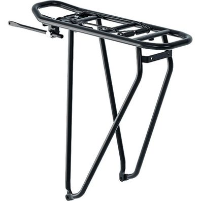 Racktime Gepäckträger BASIC 2.0 24 Zoll schwarz - Stabiler Fahrrad-Heckgepäckträger