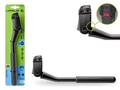 Ursus Hinterbauständer MOOI+ REAR ANS Aluminium 18mm Platte fér 24\"-28\" schwarz