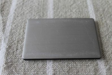 Adressbuch; Telefonregister, 80 x 54 mm, Edelstahl, Magnetverschluss