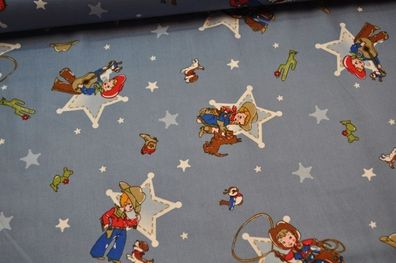 Baumwolle cowboy blau