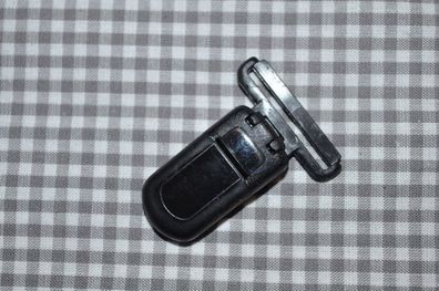 Clip für Schnullerkette Speichelfest schwarz