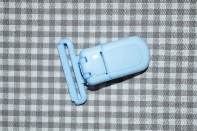 Clip für Schnullerkette Speichelfest hellblau