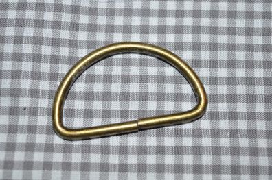 D-Ring 30 mm offen bronze