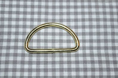 D-Ring 50 mm offen gold