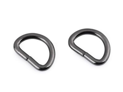 D-Ring 15 mm hematit