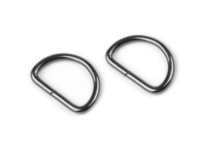D-Ring 12 mm Hematit