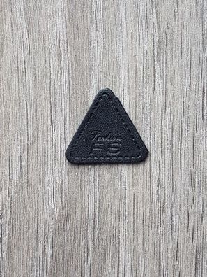 Ekoleder Patch Dreieck schwarz