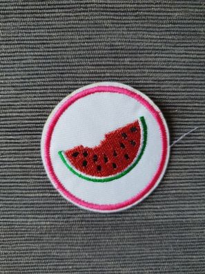 Applikation Bügelbild Kreis Melone
