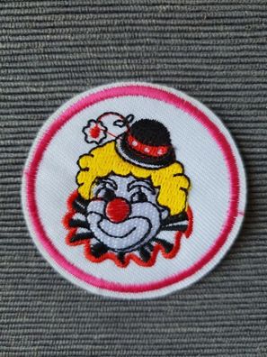 Applikation Bügelbild Kreis Clown