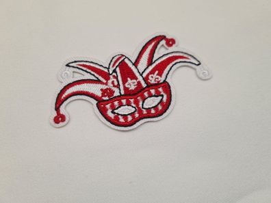 Applikation/Bügelbild Karneval Maske