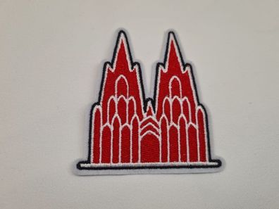 Applikation/Bügelbild Karneval Dom Rot