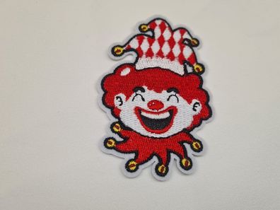 Applikation/Bügelbild Karneval Clown Kappe