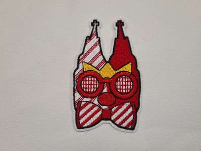 Applikation/Bügelbild Karneval Dom Streifen